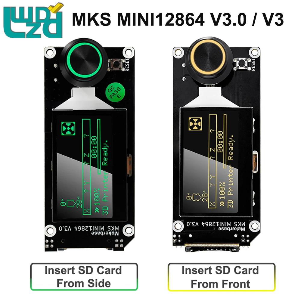 Makerbase MKS MINI12864 V3 LCD Ʈ ÷ ȭ, MKS SKR VORON ̴ 12864   ȭ, 3D  ǰ
